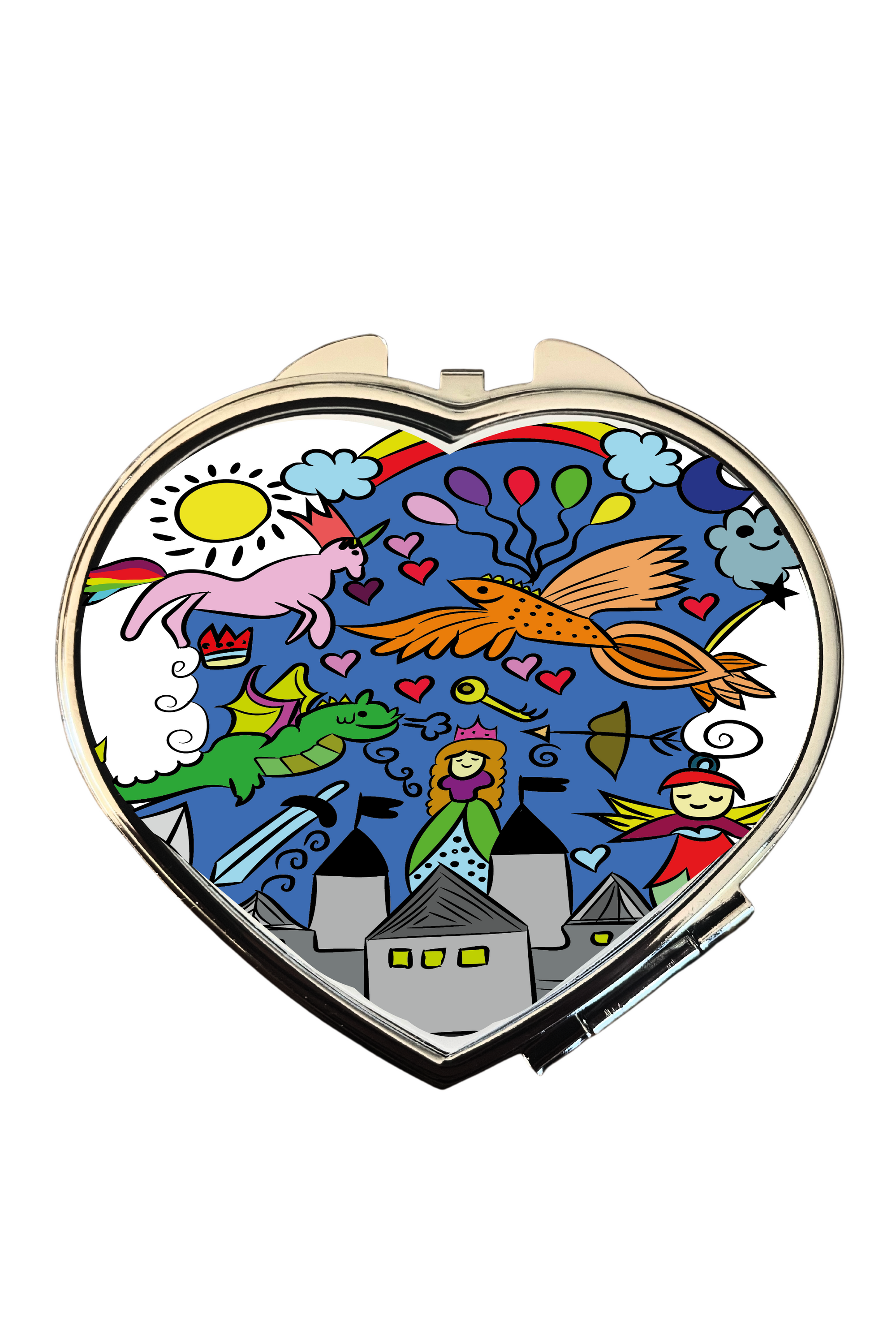 ***Dare to believe in fairytales compact mirror
