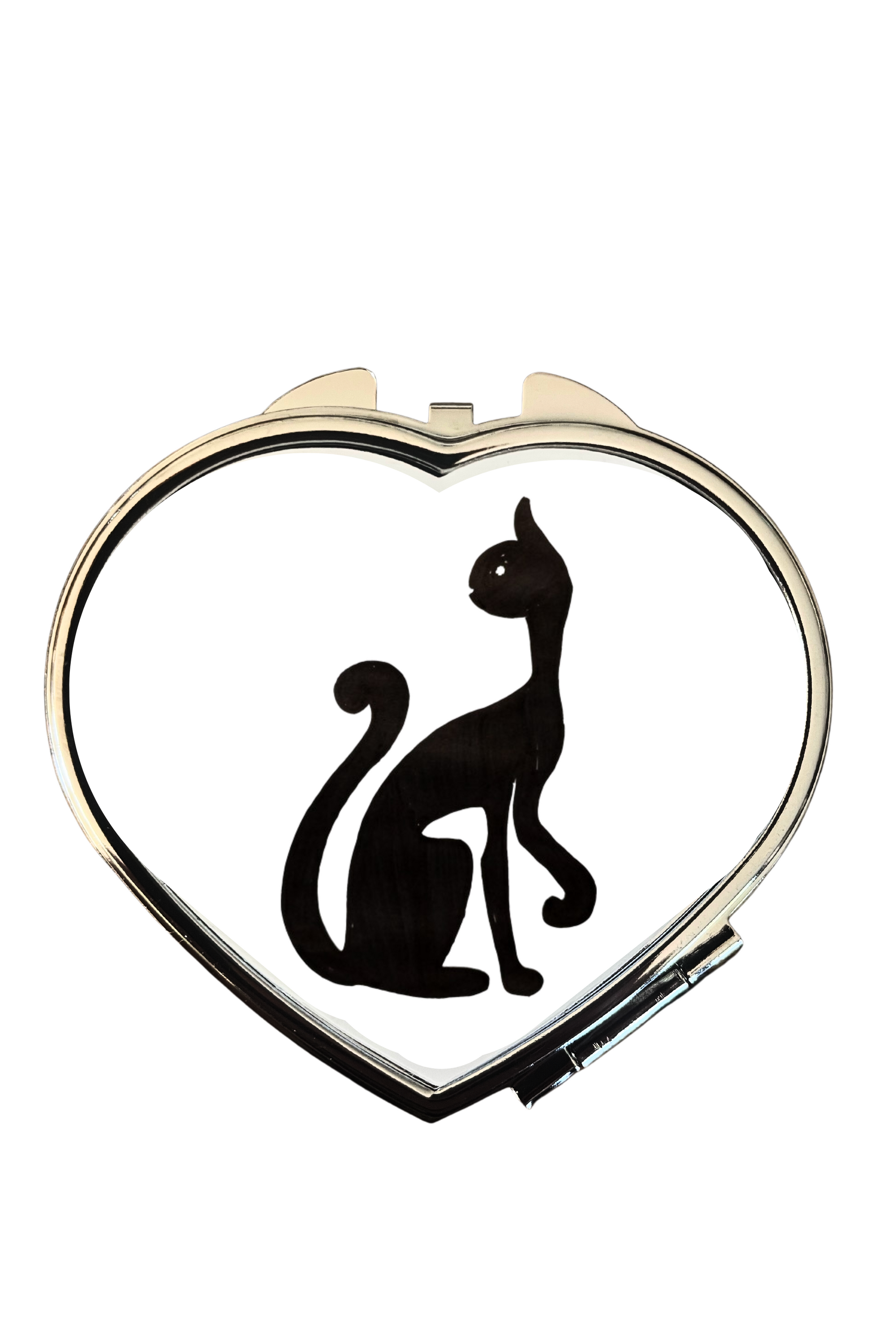 *Black cat compact mirror