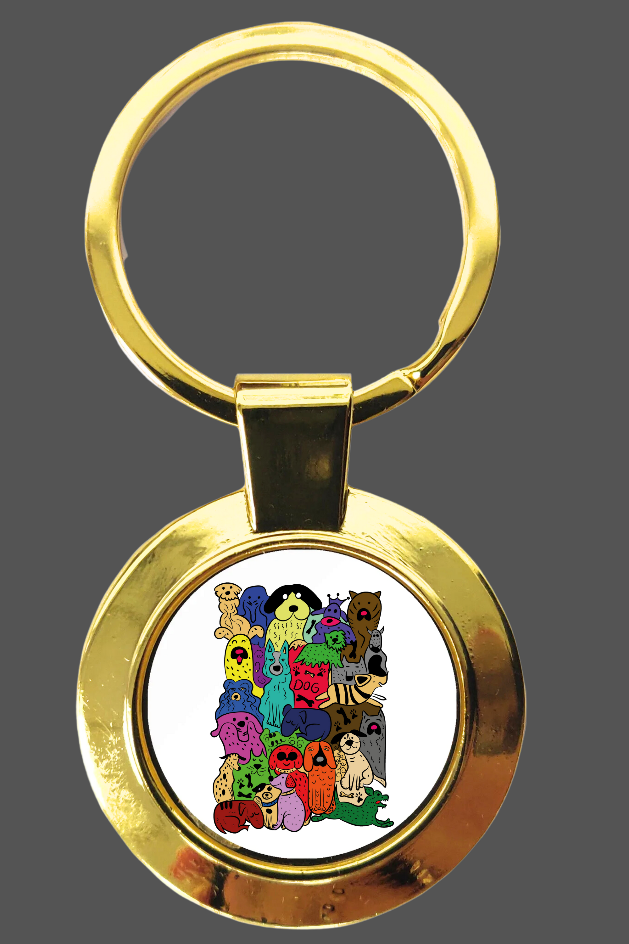 **dogs doodle keyring