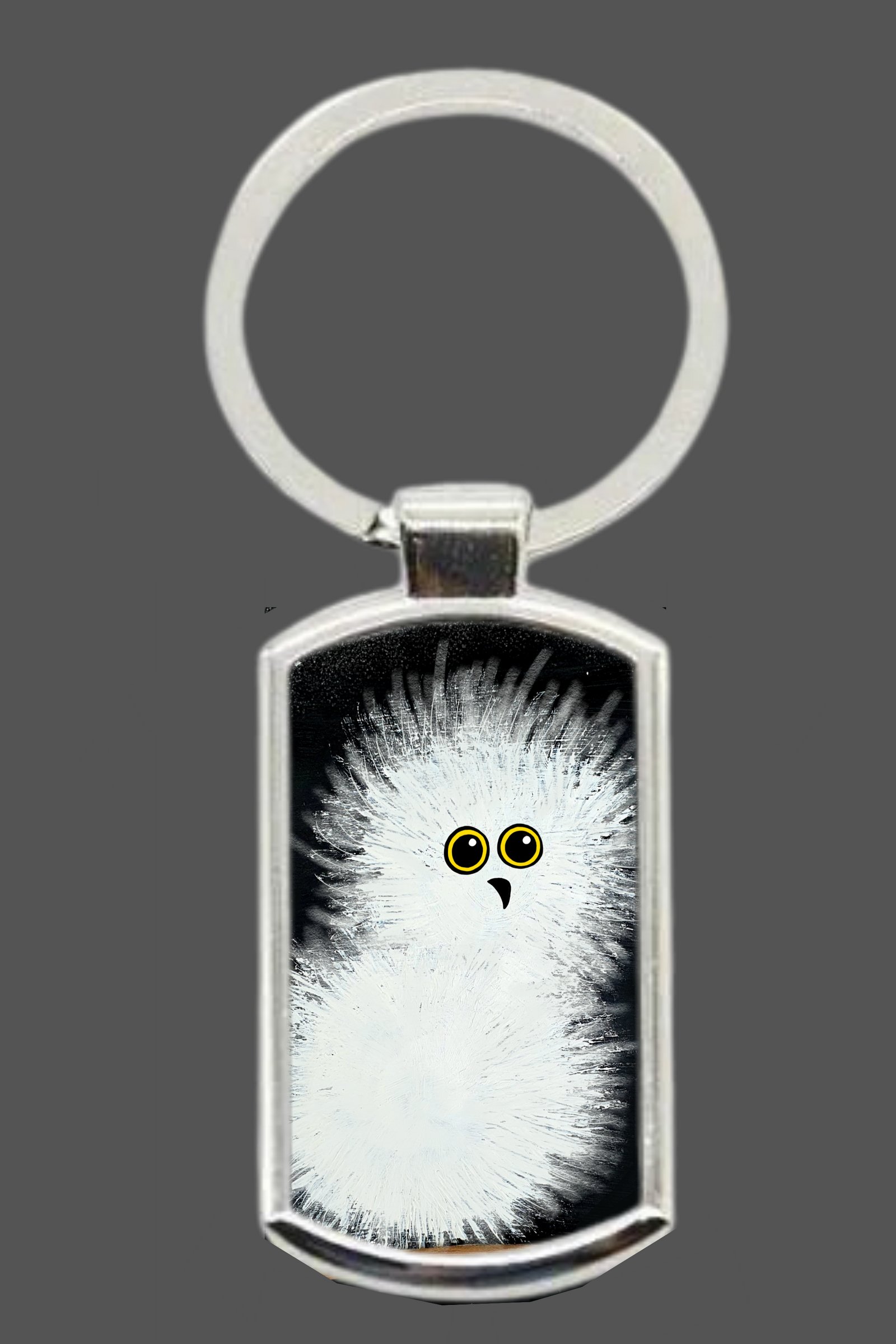 **Owl painted keyring