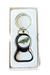 Bottle opening metal keyring colourful keyring