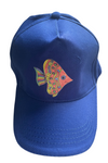 Baseball cap with fish design in blue- Baskerville 2022-23