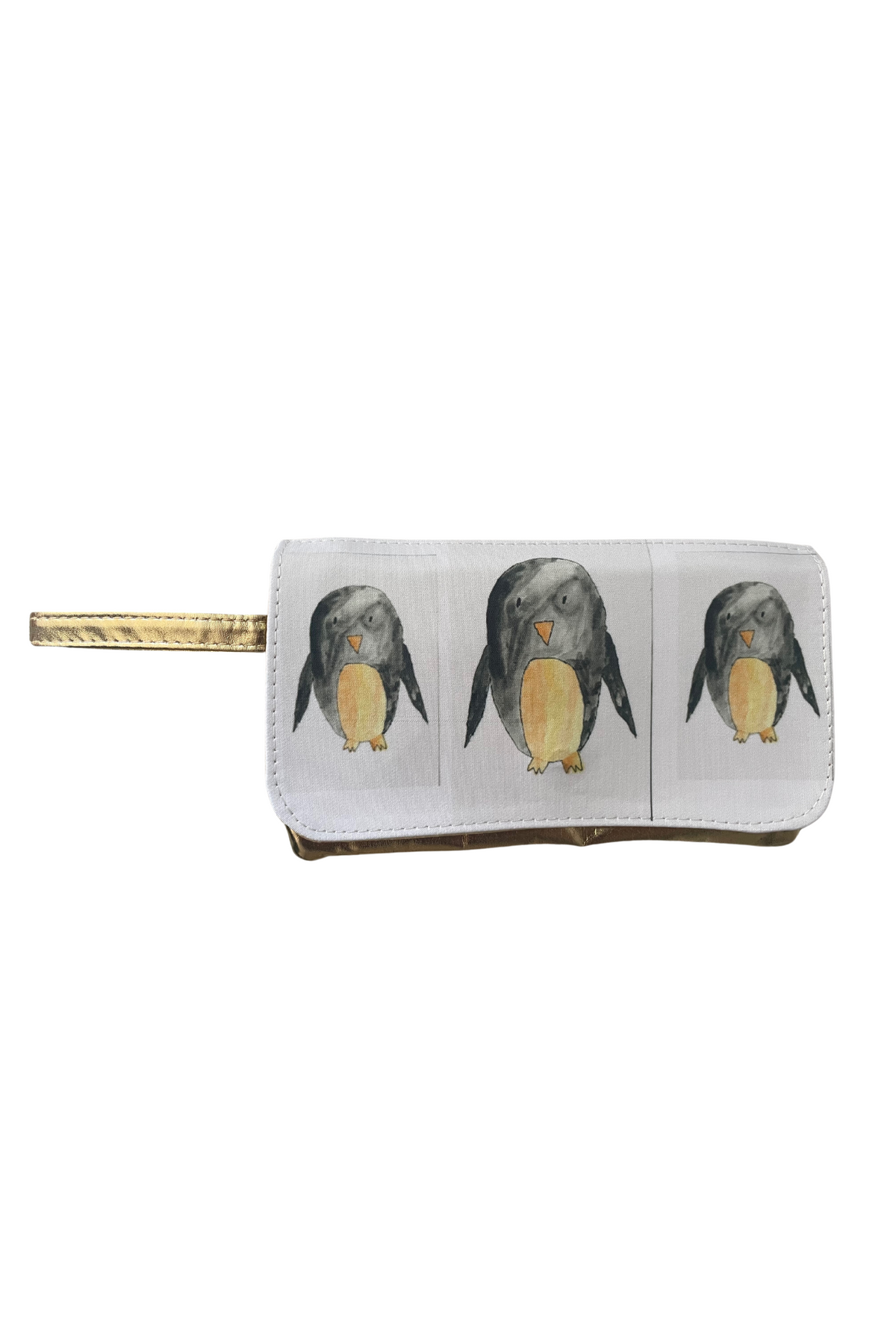 Gold Cosmetic bag Penguins- Wolverhampton 2022-23