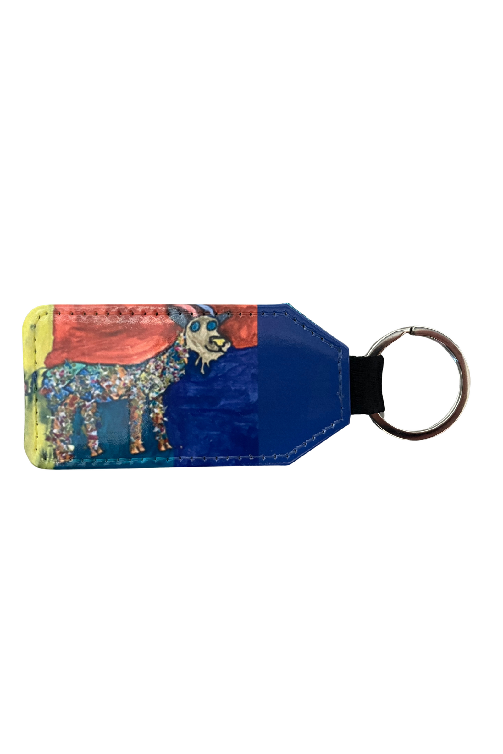 Keyring with glitter reverse goat design- Brier 2022-23