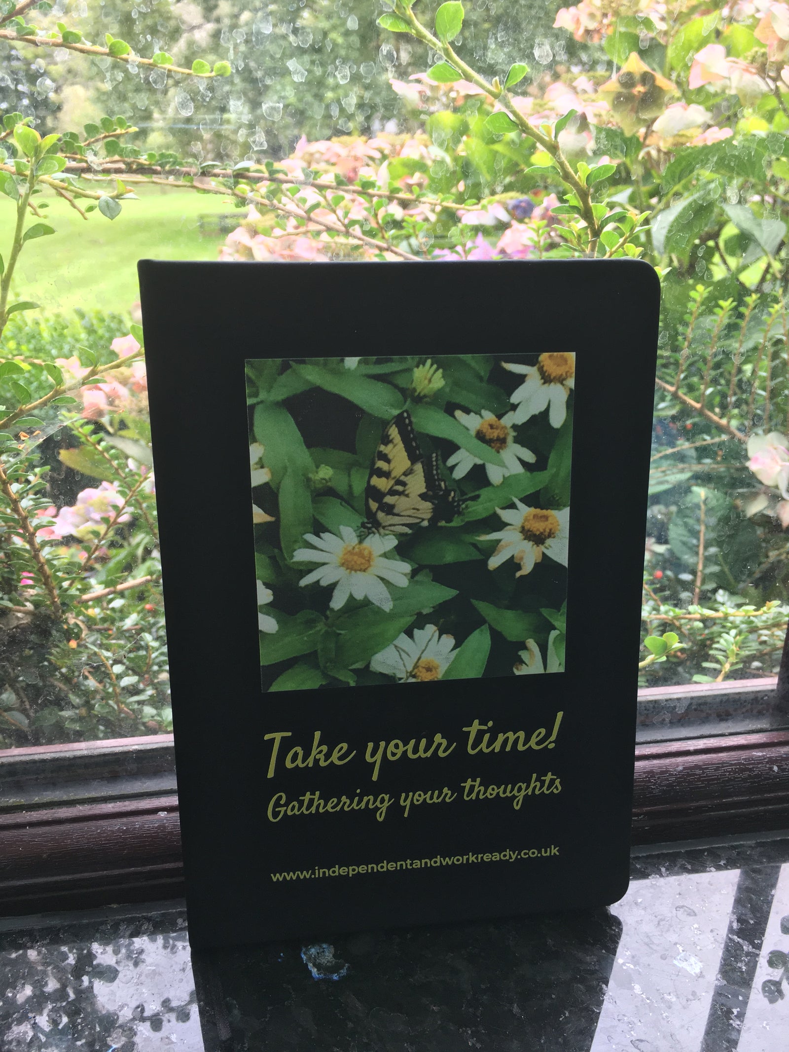 A Gather your thoughts notebook