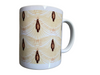 *Mug with cream pattern