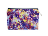 *Wallet with purple and yellow pattern