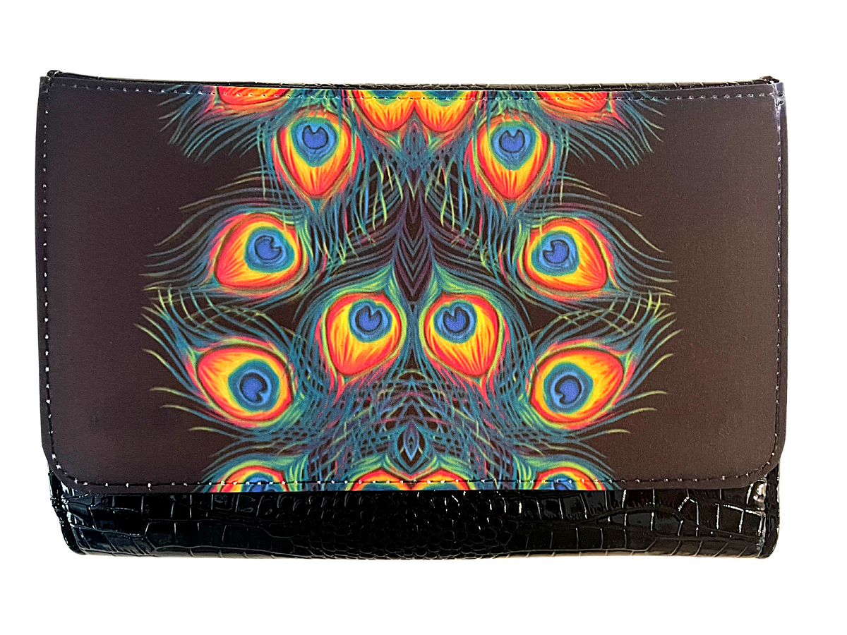 *Evening Bag with a peacock design