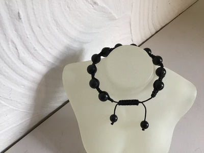 Friendship bracelet Black Onyx stone