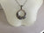 Circular hope pendent 925 silver on a sterling silver 30 inch chain