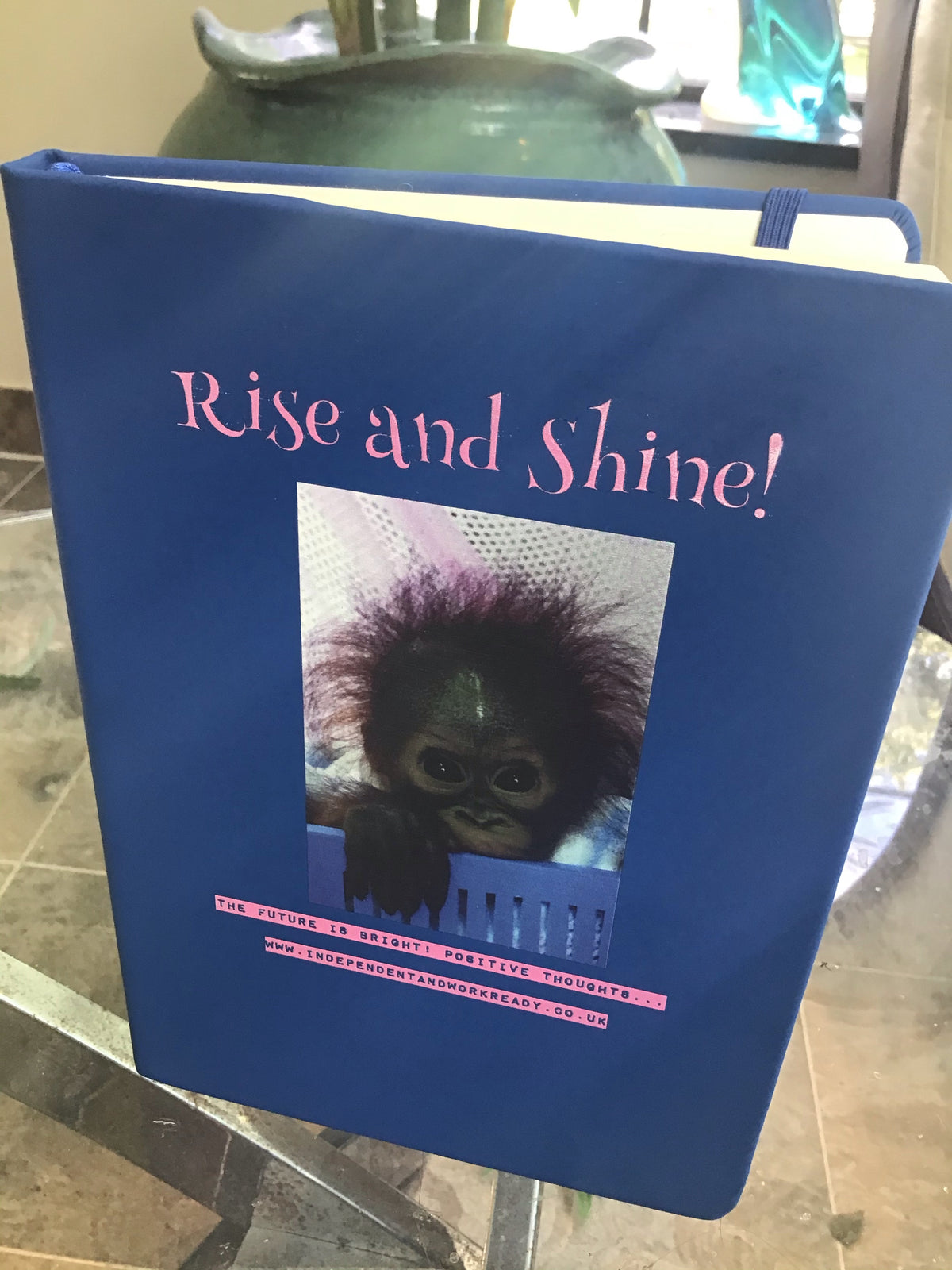 A IWR ‘Rise and Shine’ lined A5 notebook