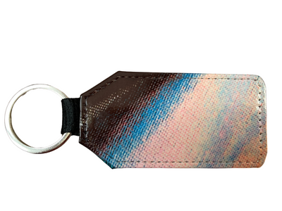 *Keyring in blue and pink fade design