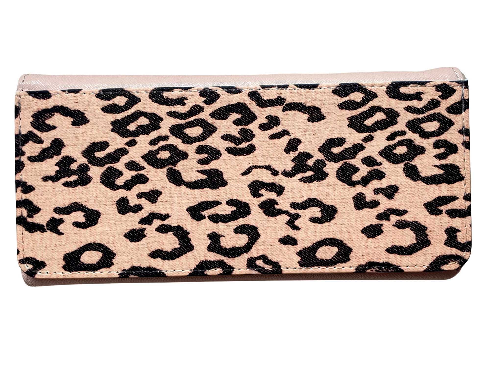 Leopard print 2025 leather purse