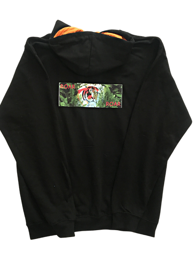 A Roaring Tiger on the Back Hoodie- Ladder 2021- J thumbnail on the front