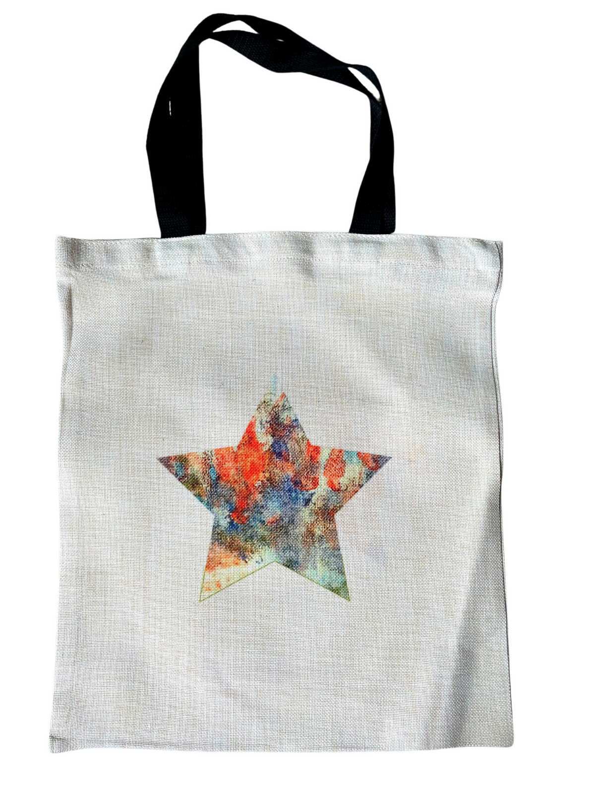 *Tote Bag with star paint design