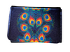*Wallet with black peacock design