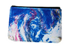 *Wallet with blue swirl design