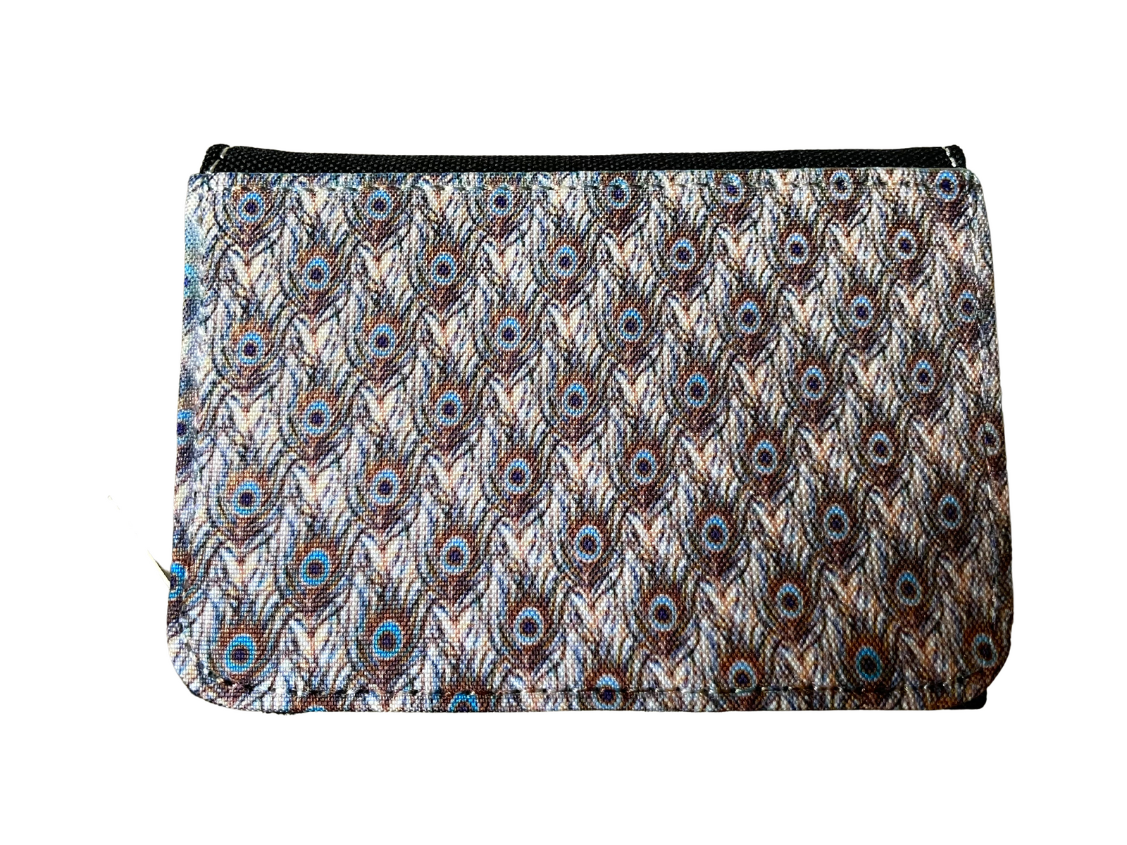 *Wallet with a peacock pattern